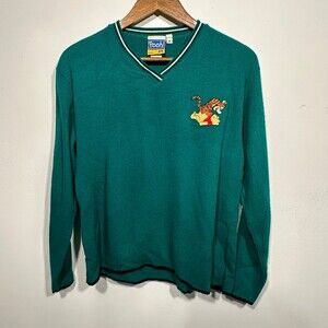 Made in the USA WINNE THE POOH sweater sz m Acker knitting mills